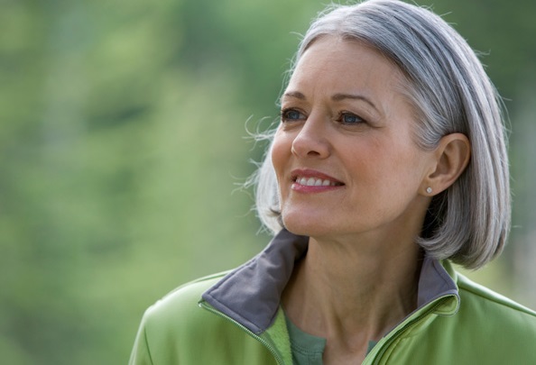 woman with Gray Hair